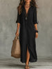 Gwen | Elegant Maxi Shirt Dress